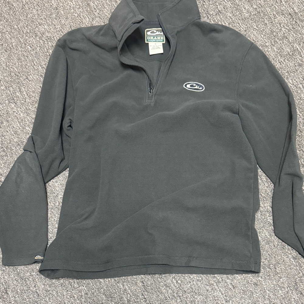 Drake Charcoal Quarter-Zip Fleece
